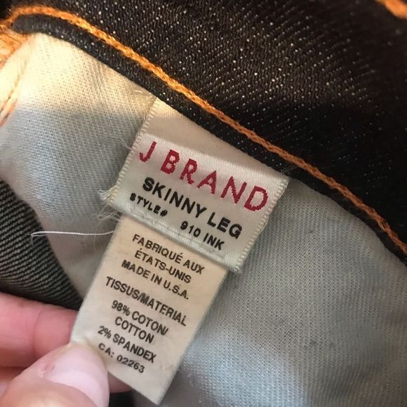 J Brand skinny leg jeans, size 24 - Picture 6 of 8